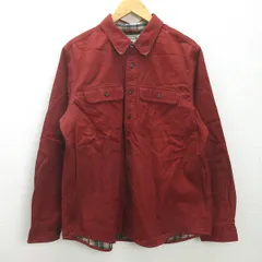 K■エルエルビーン/L.L.bean 長袖オックスフォードシャツ【XL】赤茶系/MENS■78【中古】