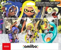 【即納可能】【新品】【NSHD】amiibo トリプルセット[インクリング【イエロー】／オクトリング【ブルー】／コジャケ]（スプラトゥーンシリーズ）【宅配便送料無料】