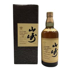 東京都限定◆サントリー 山崎 12年 ピュアモルト 響マーク 750ml【C3】