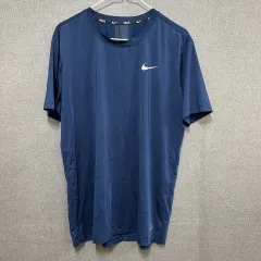 メンズ NIKE 機能性 半袖 Tシャツ ネイビー M
