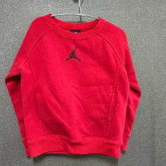 ジョーダン キッズ 男の子 女の子 レッド 起毛 スウェット Tシャツ xs