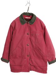 【お得なクーポン配布中!】 80s USA製 エルエルビーン ダック ハンティング ジャケット レディース M ヴィンテージ カバーオール フィールド コート 脱着 ライナー付き