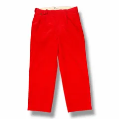 参考上代35900円 GDC corduroy Two tuck straight pants コーデュロイ2タックストレートパンツ ジーディーシー GD0256 レッド M （9276M）のサムネイル
