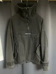 GUESS ハイネック ブラックデニム ジャケット