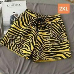 鬼パンツ 虎 節分豆まきコスプレ衣装 男女兼用 イベント 2XL カミナリパンツ①