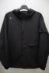 モンベル WHO フード ジャケット 裏地 バックプリント 薄い 起毛 23年式