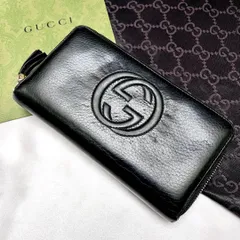 ◇美品◇グッチ　ソーホー　長財布　ラウンドジップ　ブラック　308280