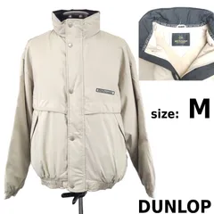 DUNLOP/ダンロップ★モータースポーツ/ウインドブレーカー/ブルゾン【メンズM/beige】フリースライナー/アウター/Jacket/Jumper/Blouson◆BJ161-c