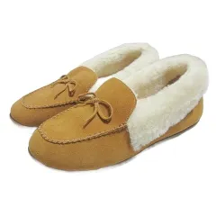 フィットフロップ fitflop CLARA SHEARLING モカシン スリッポン ボア スエード リボン フラットソール シューズ 靴 US6 UK4 約23cm Tumbled Tan ブラウン系 /X