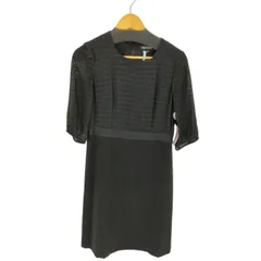 インディヴィ INDIVI 切り替えデザインワンピース レディース JPN：42 