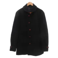 ユナイテッドアローズ A DAY IN THE LIFE UNITED ARROWS コート M ウール ラウンドカラー 長袖 紺 ネイビー /NU ■YHS13