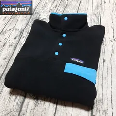 【size M】patagonia ライトウェイト シンチラスナップT ブラック lightweight synchilla snap-t black 25551 FA22