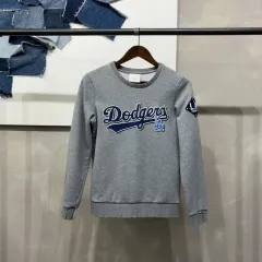 MLB LAドジャーズ レディース カジュアル 刺繍 スウェット 長袖 Tシャツ