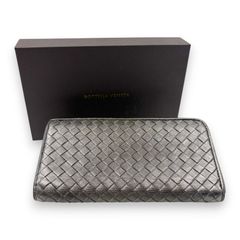 BOTTEGA VENETA グレー 長財布 Bottega Veneta 長財布 グレー - メルカリ