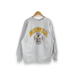 CHAMPION VINTAGE 90s NORWICH COLLEGE REVERSE WEAVE REWNECK ASH GRAY サイズL チャンピオン ヴィンテージ リバースウィーブ クルーネック スウェット トップス 大名店