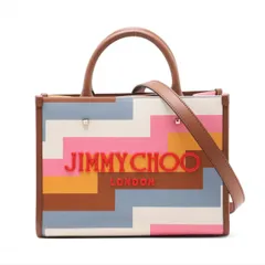 新品同様 ジミーチュウ アヴェニュー S 2WAY ショルダーバッグ 斜め掛け ハンド トート 本革 レディース MMM DK51-5【中古】