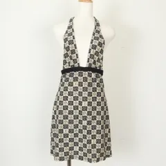 美品 シャネル 04P ホルターネック ワンピース カメリア 総柄 ドレス 洋服 ファッション P23139V14012 レディース RRM DL1-5【中古】のサムネイル