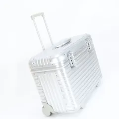 専用 リモワ パイロット ケース アルミニウム 2輪 スーツケース キャリーケース バッグ  トランク シルバー メンズ REM DL11-6【中古】のサムネイル