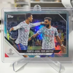 マンチェスター・ユナイテッドFC ロナウド - ブルーノ・フェルナンデス 2021-22 TOPPS トップス デュオ 299限定カード