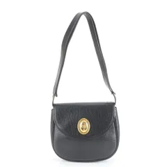 美品 ヴィンテージ クリスチャンディオール CD オーバル ロゴ レザー 2WAY ショルダーバッグ 斜め掛け トート レディース ERE DL22-6【中古】