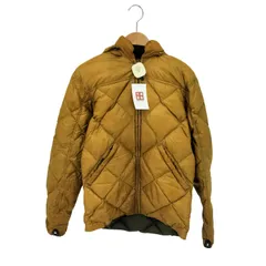 エディーバウアー Eddie Bauer フロントジップ ナイロン ダウンジャケット メンズ  XS