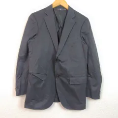 UNIQLO +J ユニクロ テーラードジャケット 無地 ブラック Lサイズ メンズ 古着 モード シンプル