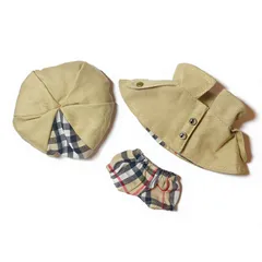 10cmぬいぐるみ用 ラブブ用 着せ替え服 ちびぬい服 推し活 探偵服 3点セット