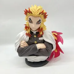 【中古】バンダイ 一番くじ 鬼滅の刃 ～心を燃やせ～ ラストワン賞 煉獄杏寿郎 アートスケールフィギュア 本体のみ[97]