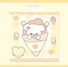 アイスクリーム 몽구 スティッカー シール まとめ売り 塊