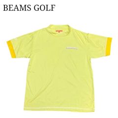 BEAMS GOLF モックネックシャツ ネオンイエローL - メルカリ