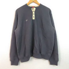 CANTERBURY カンタベリー ニット セーター ロゴ刺繍 ブラック XLサイズ メンズ 古着 アメカジ スポーツMIX