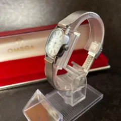 OMEGA オメガ ジュネーブ 手巻き アンティーク腕時計 稼働品 箱付 美品 シルバー Geneve レディース ヴィンテージウォッチ  希少のサムネイル