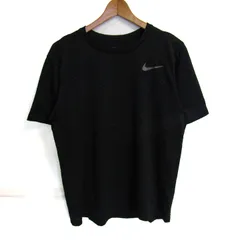 ナイキ 半袖Ｔシャツ 大きいサイズ ドライフィット スポーツウエア トップス 黒 レディース XLサイズ ブラック NIKE 【中古】
