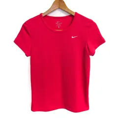 ナイキ 半袖Ｔシャツ ロゴT ドライフィット スポーツウエア トップス レディース Mサイズ ピンク NIKE 【中古】