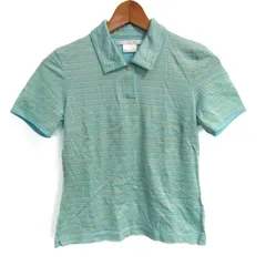 ナイキゴルフ 半袖シャツ ゴルフウエア スポーツウエア トップス レディース Sサイズ 水色 NIKE GOLF 【中古】