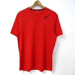 ナイキ 半袖Ｔシャツ ロゴT ドライフィット スポーツウエア トップス メンズ Lサイズ オレンジ NIKE 【中古】