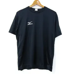 ミズノ 半袖Ｔシャツ ロゴT 大きいサイズ スポーツウエア トップス メンズ XLサイズ ネイビー Mizuno 【中古】