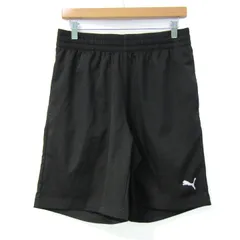 プーマ ショートパンツ ハーフパンツ スポーツウエア ボトムス 黒 メンズ Lサイズ ブラック PUMA 【中古】