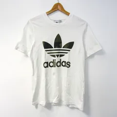 アディダスオリジナルス 半袖Ｔシャツ コットン スポーツウエア トップス 白 メンズ Mサイズ ホワイト×カーキ adidas Originals 【中古】