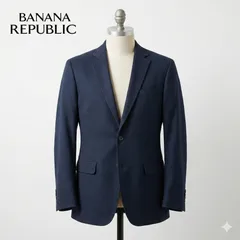 BANANA REPUBLIC デニムテーラードジャケット モダンスリムフィット 40S メンズ 濃紺 #45-17