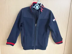トミーヒルフィガー ネイビー 男の子 起毛 ジャケット XS (4-5歳)