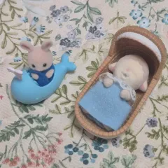 まとめ 送料込み シルバニアファミリー スリーピング 羊 ゴー クジラ ミルクバニー