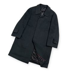 SOLED'ORO カシミヤ100% ステンカラーコート ブラック Sサイズ - メルカリ