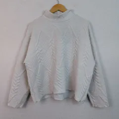 ZARA ザラ スウェット キルティング ホワイト Lサイズ レディース 古着 シンプル カジュアル オーバーサイズ