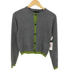 ザラ ZARA コントラストニットカーディガン レディース import：S 