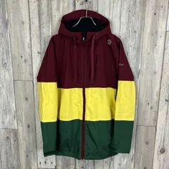 SESSIONS セッションズ 30周年記念 防寒 撥水 耐水 ラスタカラー スノボ スノーボード スキー ウェア ボーダー マウンテンパーカー フーディー ジャケット メンズ XS サイズ