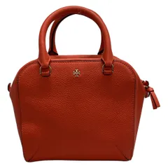TORY BURCH(トリーバーチ) ハンドバッグ - オレンジ レザー