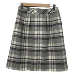 ReFLEcT(リフレクト) スカート サイズ9 M レディース美品  - グレー×ネイビー×ボルドー チェック柄のサムネイル