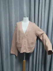 ピンク 高 級 カーディガン