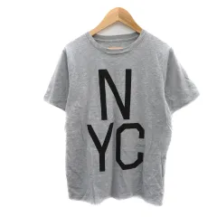 サタデーズサーフ SATURDAYS SURF NYC Tシャツ カットソー 半袖 ロゴ XS グレー /YK19